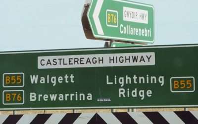We Drive From Moree To Lightning Ridge Via Walgett
