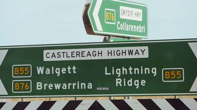 We Drive From Moree To Lightning Ridge Via Walgett