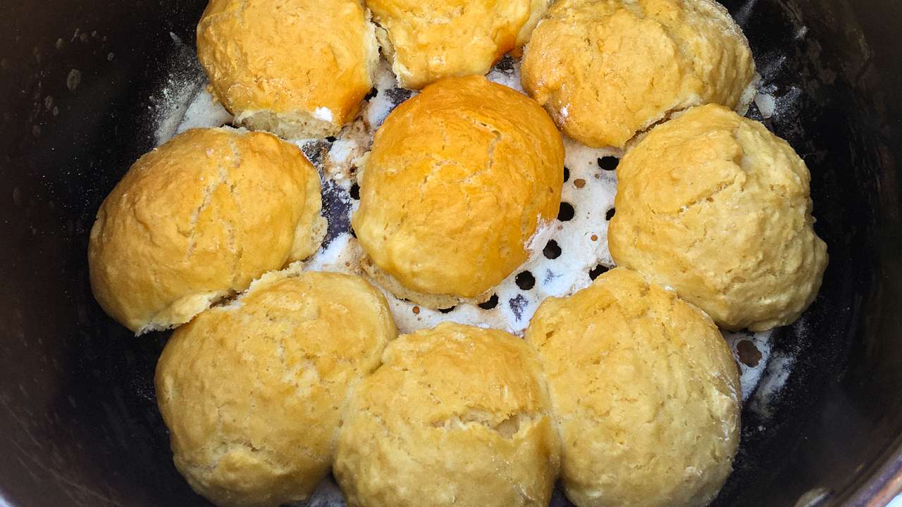 Mini Dampers In The Camp Oven