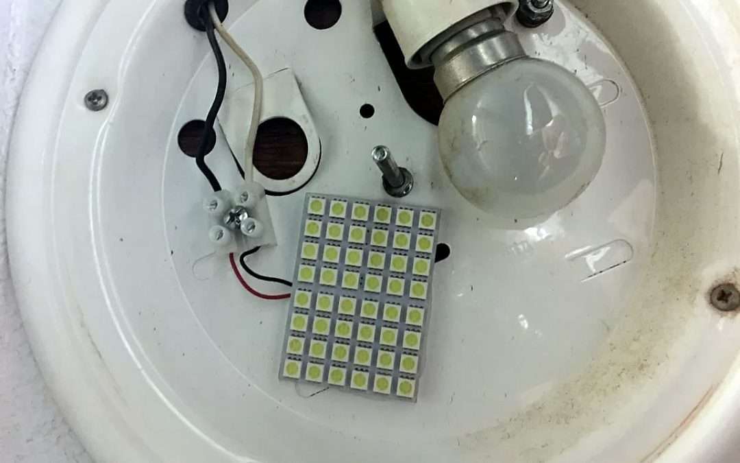 Installing LED Lights in our Supreme Getaway Caravan