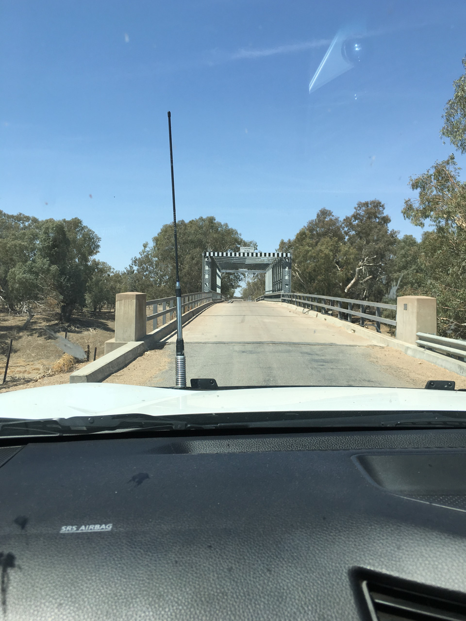 Crossing The Bridge At Louth On The Darling River Run