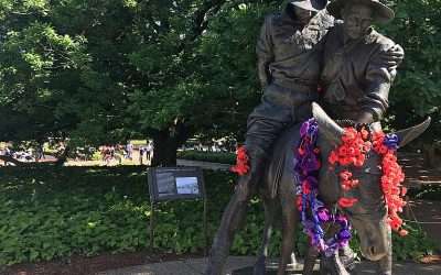 100th Anniversary Of Remembrance Day At The War Memorial