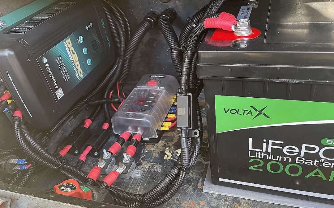 Bushman 12v Fridge & VoltaX Lithium & Enerdrive DCDC