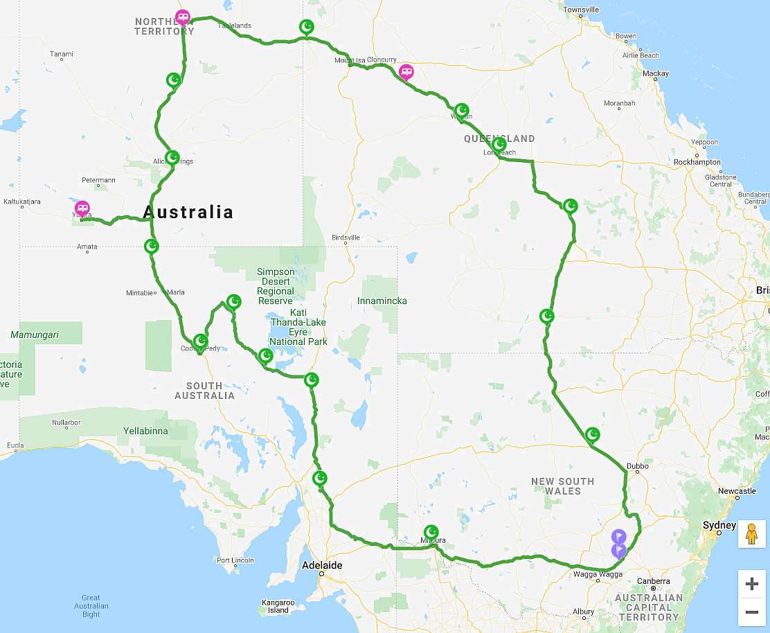 Oodnadatta Track – Coober Pedy – Uluru – Travel Itinerary