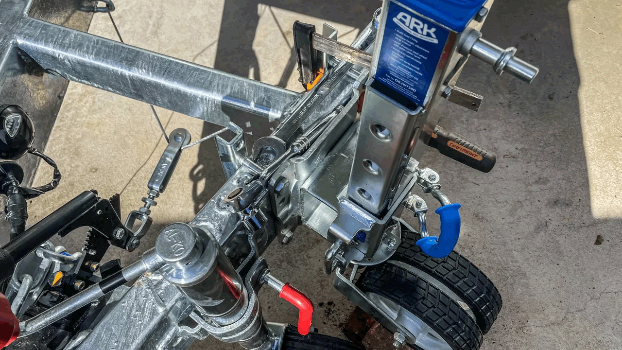 Ark XO 750 Jockey Wheel Being Fitted To Jayco All Terrain Featured Image