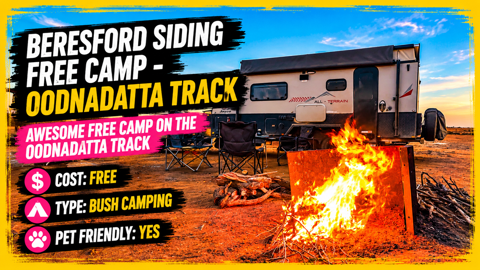 Camped At Beresford Siding