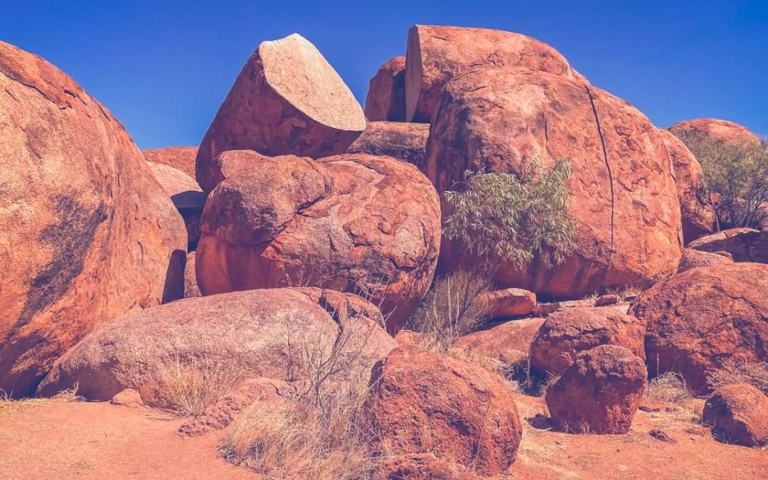 Karlu Karlu Devils Marbles Driving To Tennant Creek