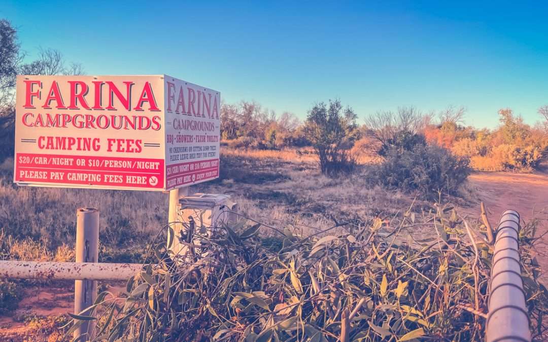 Camping At Farina – A Ghost Town On The Edge Of The Desert