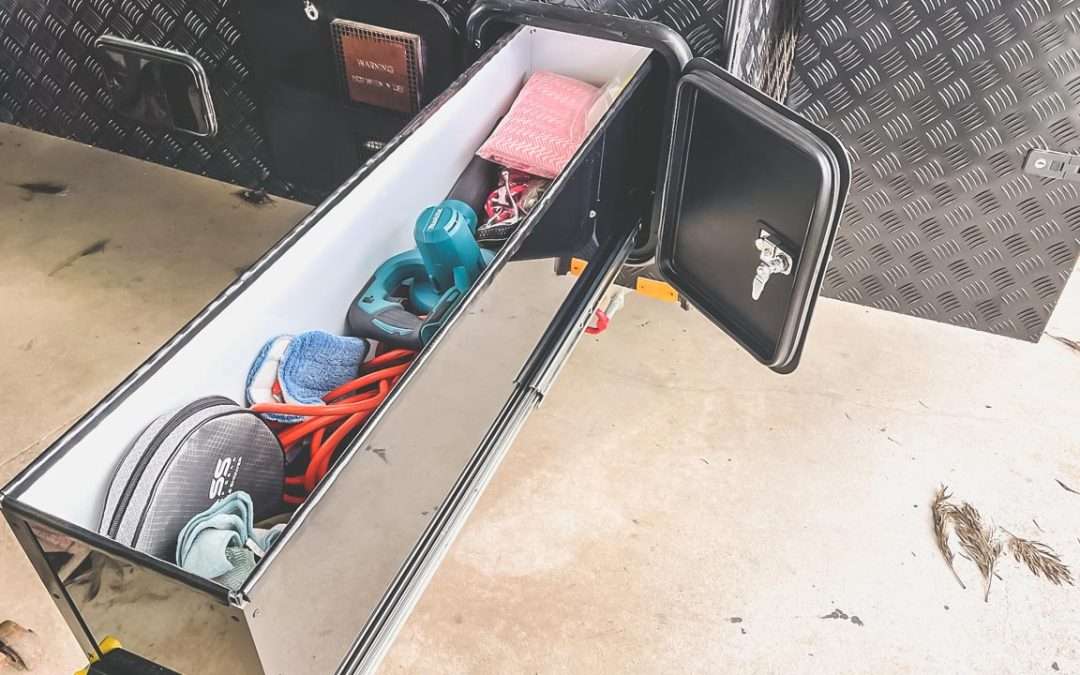 Caravan Tunnel Boot Slide Out Drawer
