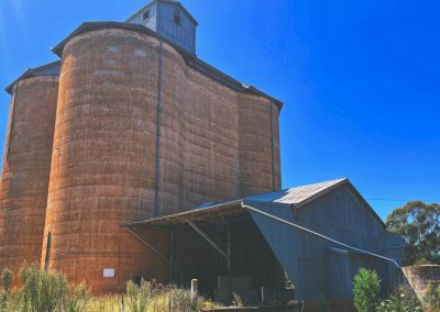 Disused Grain Silos At Buddigower NSW