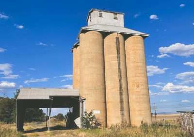 Disused Grain Silos Australia Marinna NSW