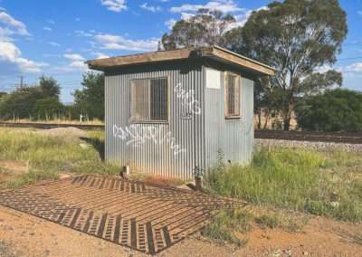 Grain Silo Australia Weighbridge At Marinna NSW