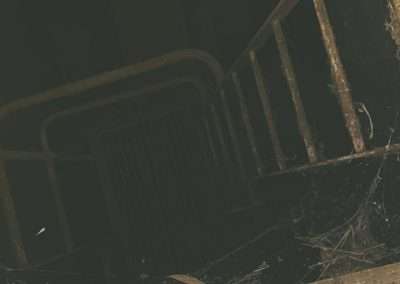 Ladder Down To Tipping Pit At Disused Buddigower Grain Silos