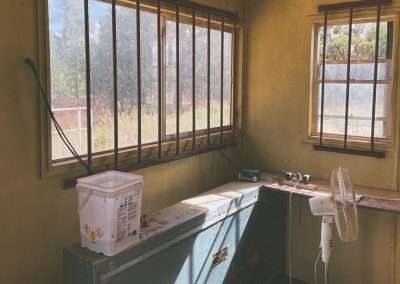 Inside Weighbridge Hut At Grain Silos Belfrayden
