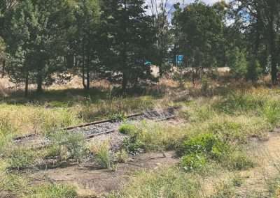 Old Railway Siding At Belfrayden Grain Silos