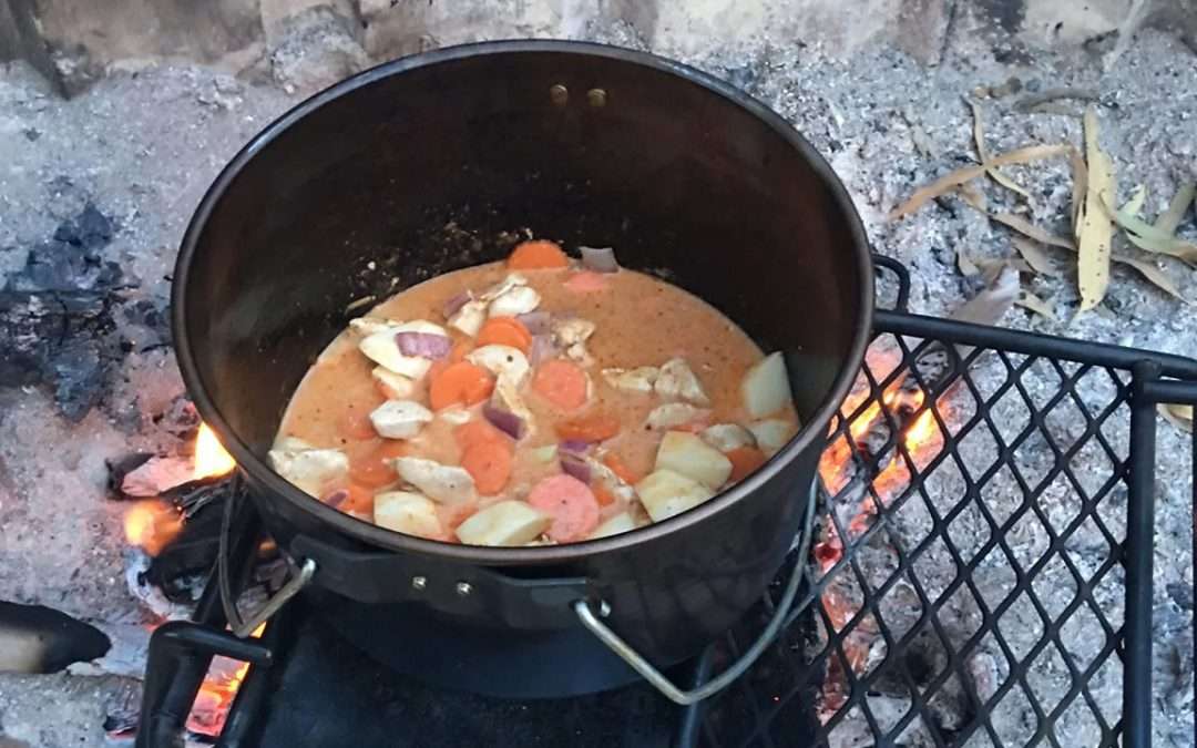 Easy Chicken Curry Camp Oven Recipe