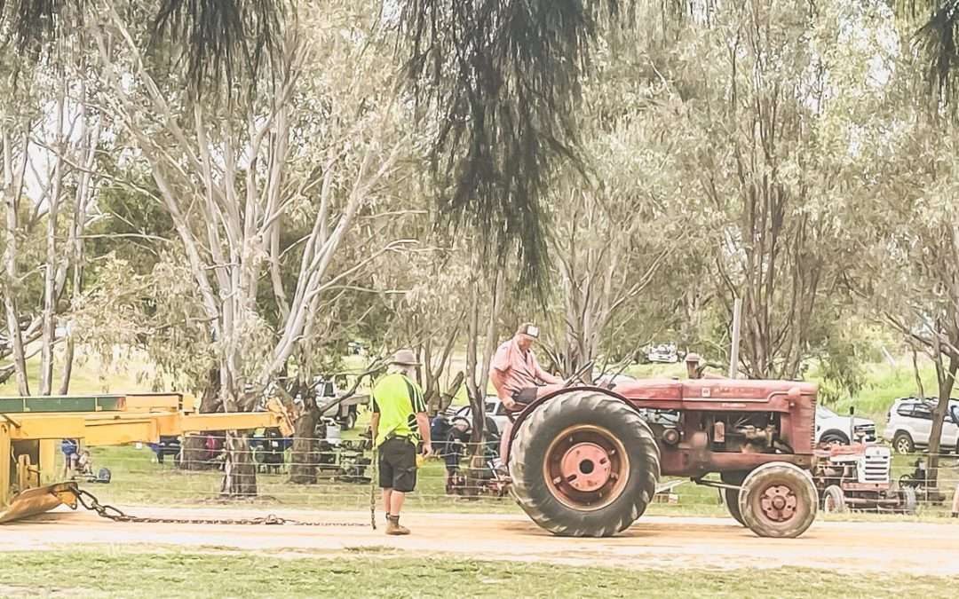 Wombat Vintage Tractor Pull Australia Day 2024