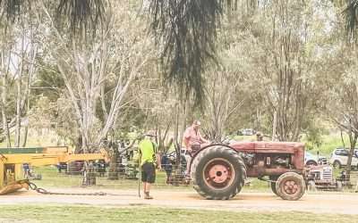 Wombat Vintage Tractor Pull Australia Day 2024