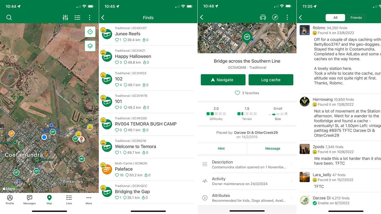 Geocaching App By Groundspeak Screenshots