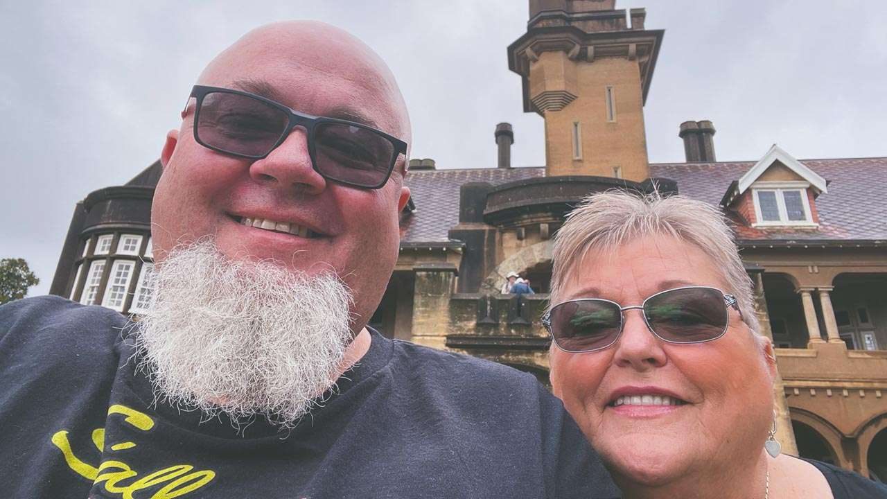 Out The Front Of Iandra Castle