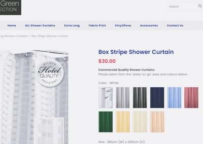 Robert Green Extra Long Shower Curtain