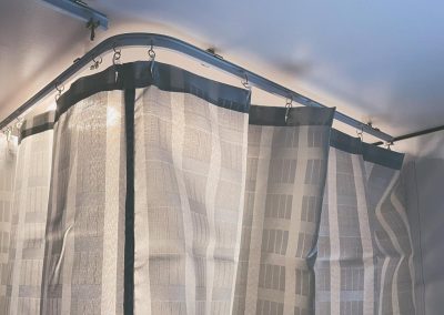 Shower Curtain Uses The Original Runner Setup Jayco