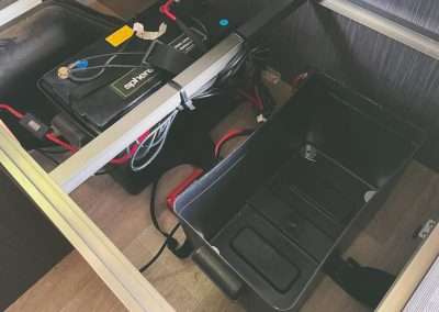 Moving Battery To Make Room For Inverter