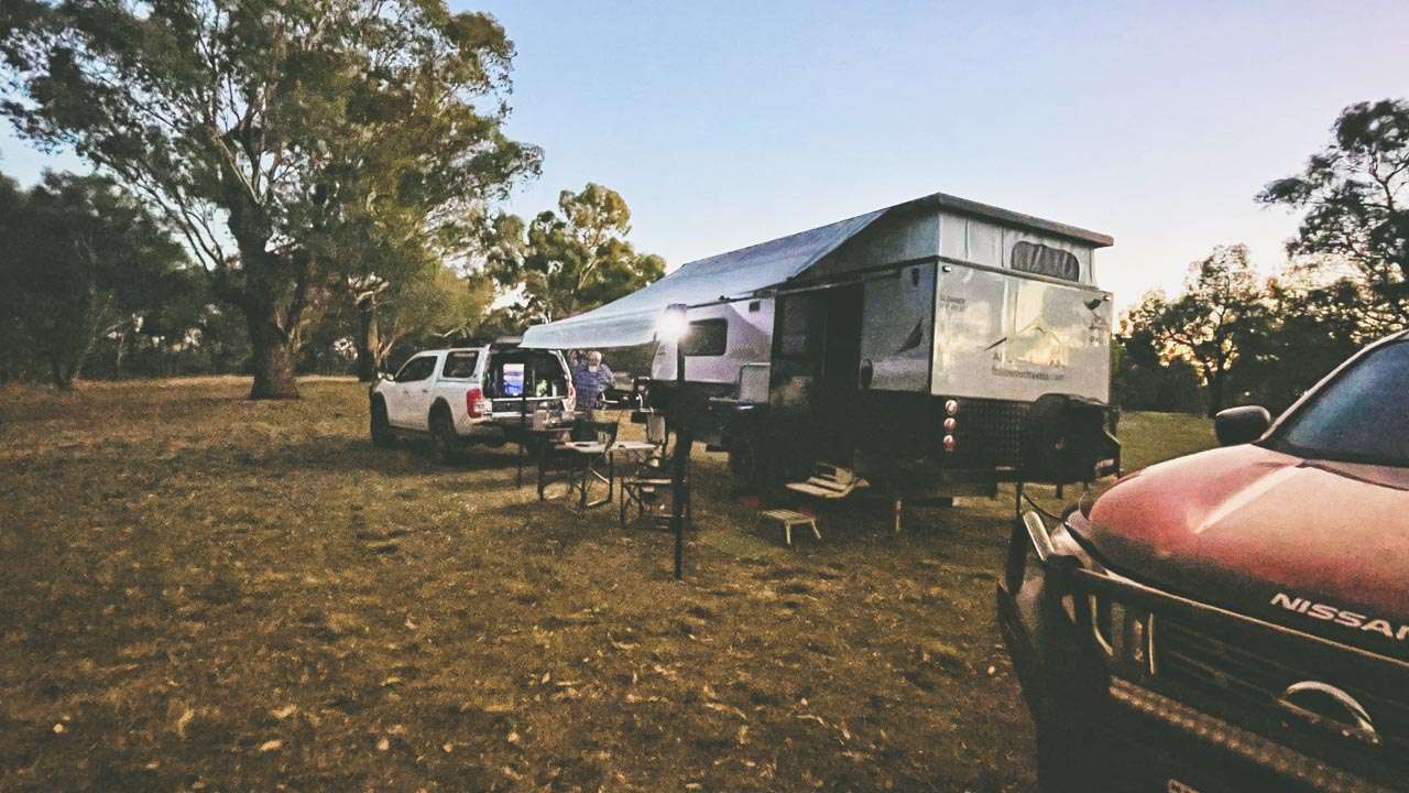 All Set Up At Old Junee Recreation Grounds