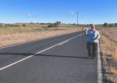 Amanda On The Hunt For Another Geocache In Boorowa