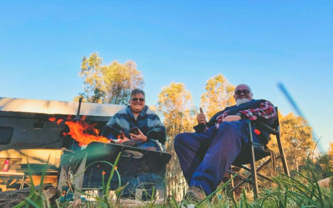 Camping Near Grenfell NSW At Wentworth Station
