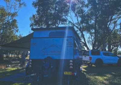 Set Up At Ben Hall Camp Near Bimbi NSW