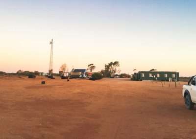 Cameron Corner Camping At Dusk