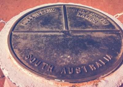 Cameron Corner Survey Marker Up Close