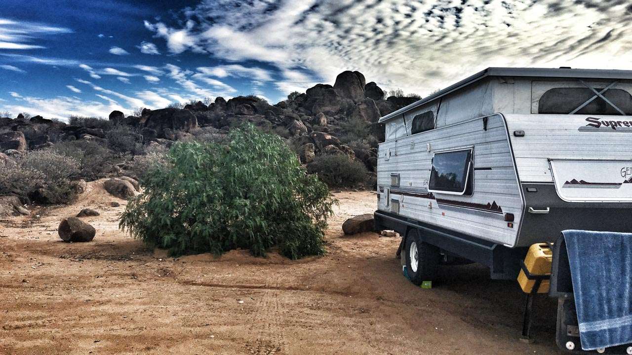 Our Supreme Getaway Caravan At Tibooburra Caravan Park