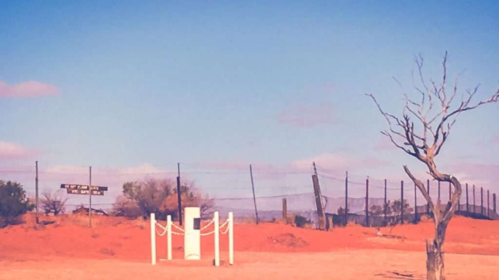 The Famous Cameron Corner Survey Marker