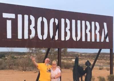 Welcome To Tibooburra Sign