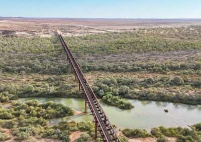 Bridge At Algebuckina From Above