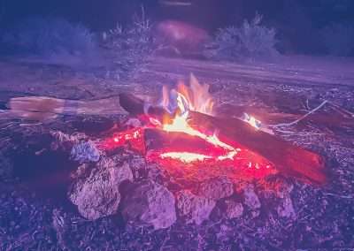Campfire On The Great Central Road