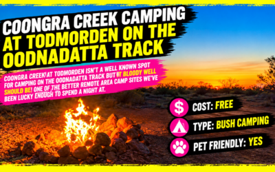 Coongra Creek Camping At Todmorden On The Oodnadatta Track
