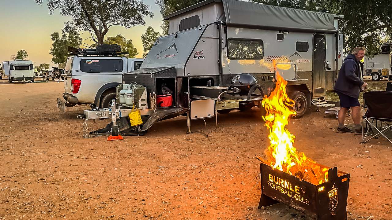 Camping At The National Road Transport Hall Of Fame Museum