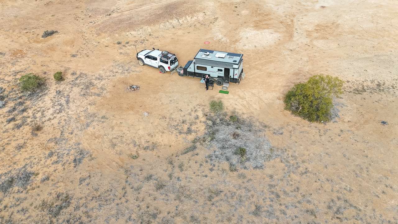 Campsite On Oodnadatta Track