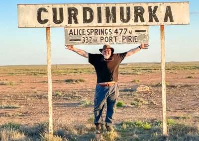 Curdimurka Siding Station Board