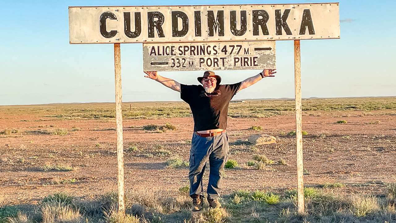 Curdimurka Siding Station Board