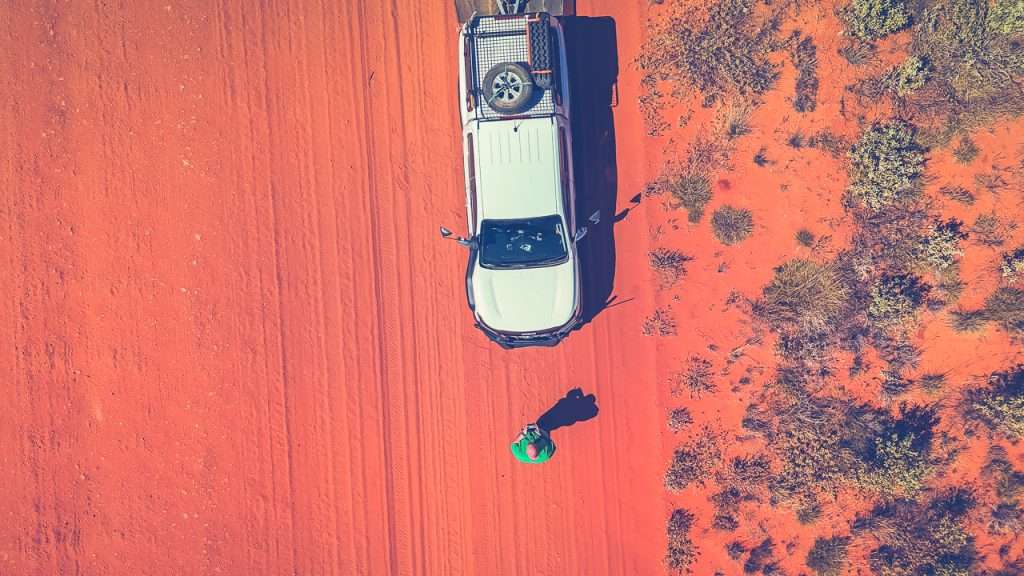 Getting Some Drone Shots On The Great Central Road