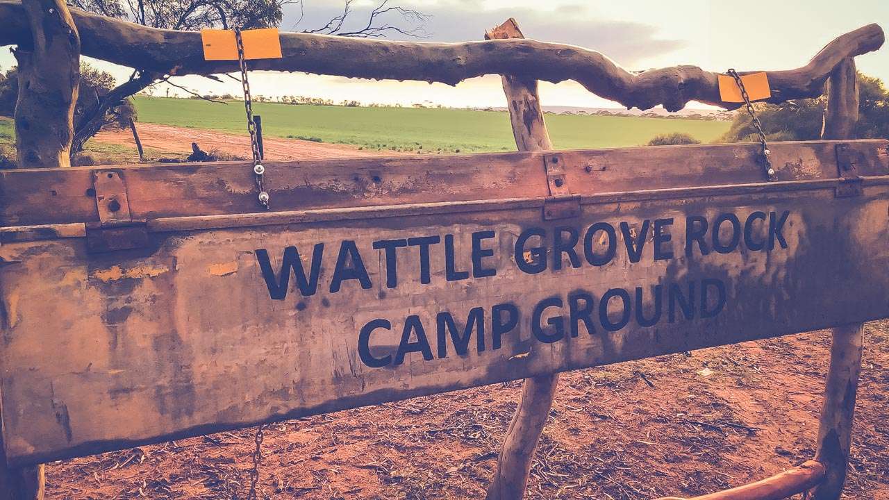 Great Central Road Itinerary Wudinna Wattle Grove Rock Campgound