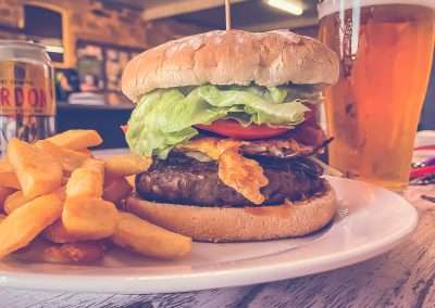 Hamburger At Marree Hotel