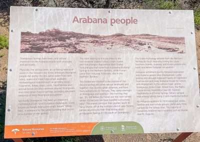 Information Board Strangways