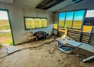 Inside Curdimurka Station Building