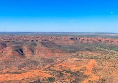 Kings Canyon Landscape Seen From Helicopter