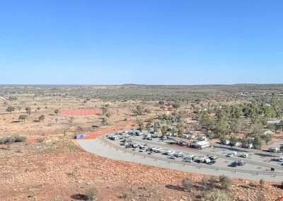 Kings Canyon Resort Caravan Park Photo Taken During Our Helicopter Ride